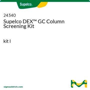 Kit de criblage pour colonnes Supelco&nbsp;DEX&#8482; pour GC/CPG kit I