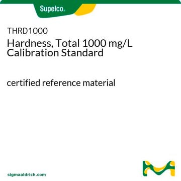 硬度、全カルシウム 1000 mg/L 校正標準液 certified reference material