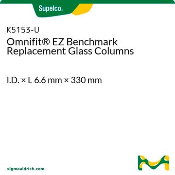 Omnifit&#174; EZ Benchmark Replacement Glass Columns I.D. × L 6.6&#160;mm × 330&#160;mm