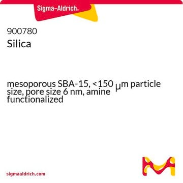 Silica mesoporous SBA-15, &lt;150&#160;&#956;m particle size, pore size 6&#160;nm, amine functionalized