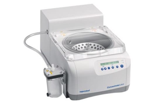 Eppendorf&#174; Concentrator Plus complete system, integrated vacuum pump, without rotor, AC/DC input 230 V, EuroPlug