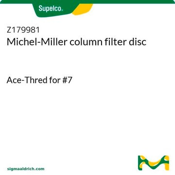 Michel-Miller column filter disc Ace-Thred for #7