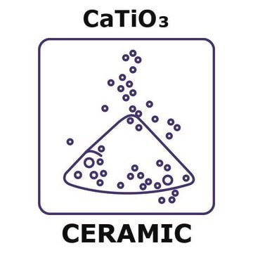 Calcium titanate powder, max. particle size 45 micron, weight 500&#160;g