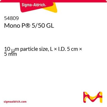 Mono P&#174; 5/50 GL 10&#160;&#956;m particle size, L × I.D. 5&#160;cm × 5&#160;mm