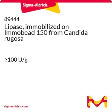 Lipase, immobilized on Immobead 150 from Candida cylindracea &#8805;100&#160;U/g