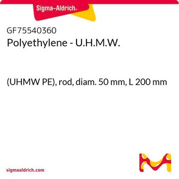 Polyethylene - U.H.M.W. (UHMW PE), rod, diam. 50&#160;mm, L 200&#160;mm