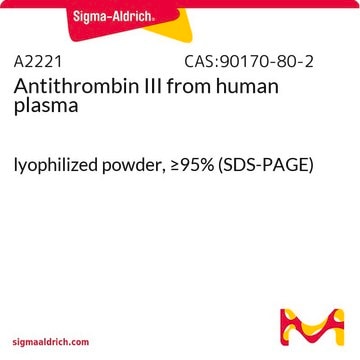 Antithrombin III aus Humanplasma lyophilized powder, &#8805;95% (SDS-PAGE)