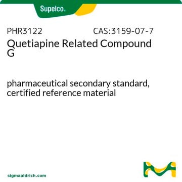 Quetiapin-verwandte Verbindung&nbsp;G pharmaceutical secondary standard, certified reference material