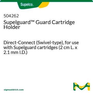 Support pour cartouche de garde Supelguard Direct-Connect (Swivel-type), for use with Supelguard cartridges (2 cm L. x 2.1 mm I.D.)