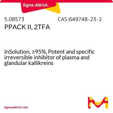 PPACK II, 2TFA InSolution, &#8805;95%, Potent and specific irreversible inhibitor of plasma and glandular kallikreins