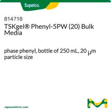 TSKgel&#174; Phenyl-5PW (20) Bulk Media bottle of 250&#160;mL, phase phenyl, 20&#160;&#956;m particle size