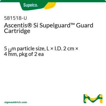 Ascentis&#174; Si Supelguard Guard Cartridge 5&#160;&#956;m particle size, L × I.D. 2&#160;cm × 4&#160;mm, pkg of 2&#160;ea