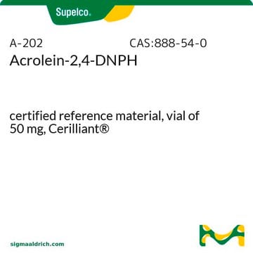 Acrolein 2,4-dinitrophenylhydrazone certified reference material, vial of 50&#160;mg, Cerilliant&#174;