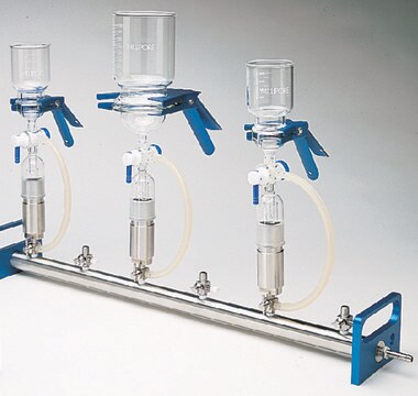 Millipore&#174; solid-phase extraction apparatus vacuum manifold 3-place kit for 90 mm filters