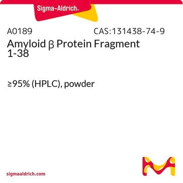 Amyloid &#946; Protein Fragment 1-38 &#8805;95% (HPLC), powder