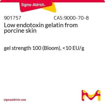 Low endotoxin gelatin from porcine skin gel strength 100 (Bloom), &lt;10&#160;EU/g