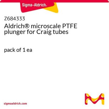 Aldrich&#174; microscale PTFE plunger for Craig tubes pack of 1&#160;ea