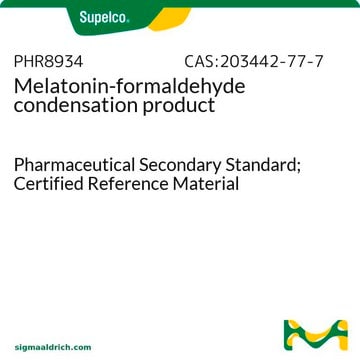 Melatonin-formaldehyde condensation product Pharmaceutical Secondary Standard; Certified Reference Material