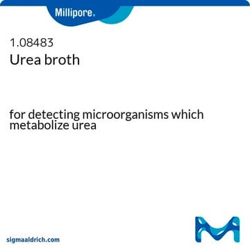 Urea broth for detecting microorganisms which metabolize urea