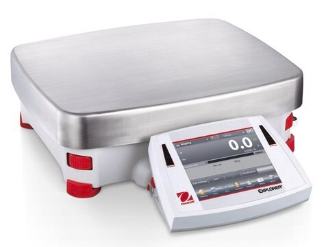 Ohaus&#174; Explorer&#174; Precision Balance Model EX12001-EU, weighing capacity 12000&#160;g, resolution: 0.1&#160;g, AC/DC input 210 - 2310 V, Schuko plug