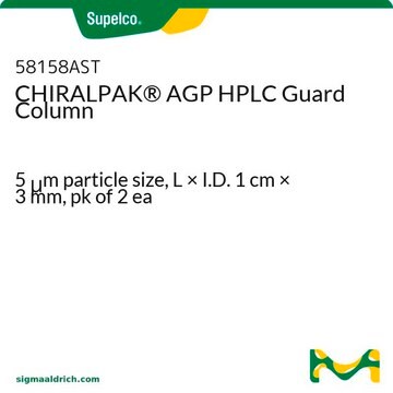 Chiral-AGP HPLC Guard Column 5&#160;&#956;m particle size, L × I.D. 1&#160;cm × 3&#160;mm, pk of 2&#160;ea