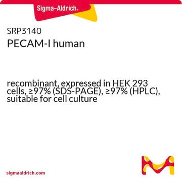 PECAM-I human recombinant, expressed in HEK 293 cells, &#8805;97% (SDS-PAGE), &#8805;97% (HPLC), suitable for cell culture