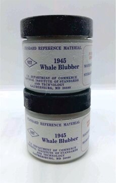 Organics in whale blubber NIST&#174; SRM&#174; 1945