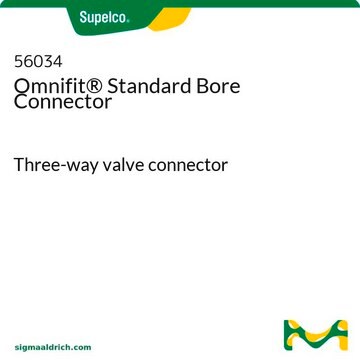 Connecteur de diamètre standard Omnifit&#174; Three-way valve connector