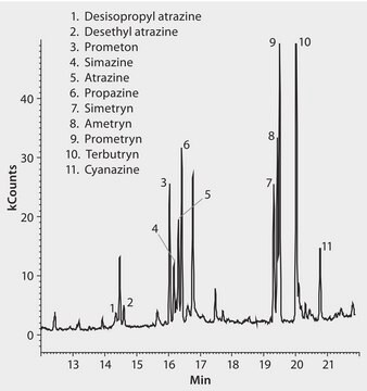 Triazin-Herbizide application for SPME, suitable for GC