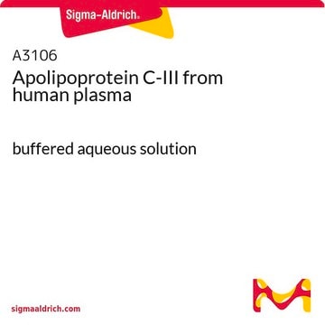 Apolipoprotein C-III 来源于人类血浆 buffered aqueous solution