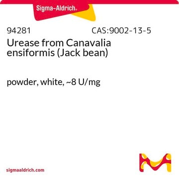 Urease from Canavalia ensiformis (Jack bean) powder, white, ~8&#160;U/mg