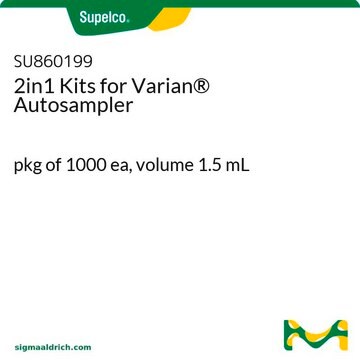 2in1 Kits for Varian&#174; Autosampler pkg of 1000&#160;ea, volume 1.5&#160;mL