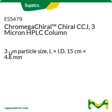 ChromegaChiral&#8482; Chiral CCJ, 3 Micron HPLC Column 3&#160;&#956;m particle size, L × I.D. 15&#160;cm × 4.6&#160;mm