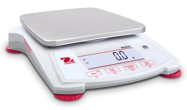 Ohaus&#174; Scout&#174; Portable Balance Model SPX2201, weighing capacity 2200&#160;g, resolution: 0.1&#160;g, AC/DC input 110 V, US 3-pin plug (North America)