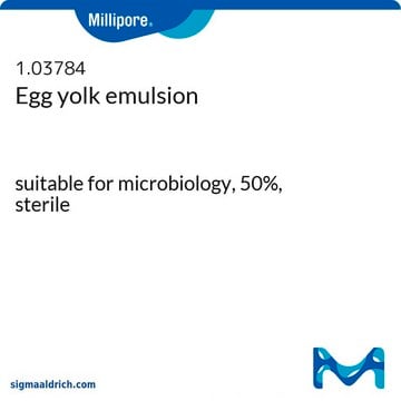 Egg yolk emulsion pasteurized, 50%, suitable for microbiology