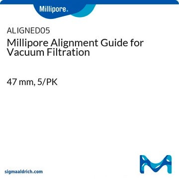 Guía de alineación de Millipore para filtración al vacío 47 mm, 5/PK