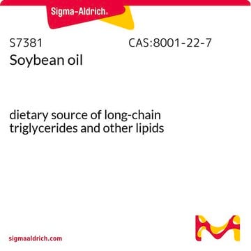 Sojabohnenöl dietary source of long-chain triglycerides and other lipids