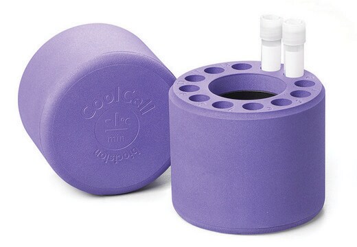 CoolCell&#8482; 5 mL LX Cell Freezing Container for 12 x 3.5 mL to 5 mL cryogenic vials, purple