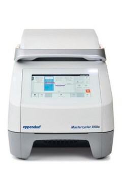 Eppendorf&#174; Mastercycler X50a, AC/DC input 110&#160;V / 230&#160;V (GB plug), 96-well thermoblock, aluminum with control panel