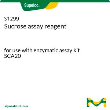 Sucrose assay reagent for use with enzymatic assay kit SCA20