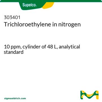 Trichloroethylene in nitrogen 10&#160;ppm, cylinder of 48&#160;L, analytical standard