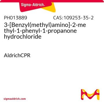 3-[Benzyl(methyl)amino]-2-methyl-1-phenyl-1-propanone hydrochloride AldrichCPR