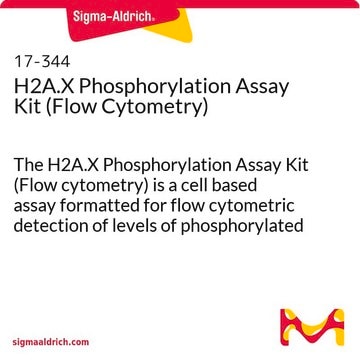 Kit de dosage de la phosphorylation de H2A.X (pour cytométrie en flux) The H2A.X Phosphorylation Assay Kit (Flow cytometry) is a cell based assay formatted for flow cytometric detection of levels of phosphorylated Histone H2A.X.