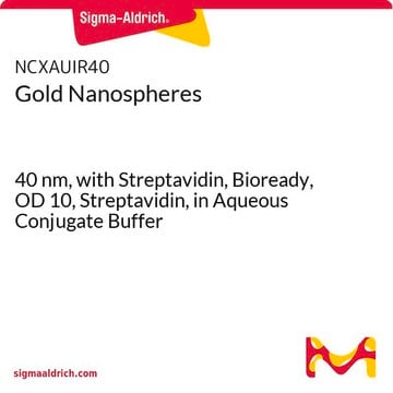 金纳米球 40&#160;nm, with Streptavidin, Bioready, OD 10, Streptavidin, in Aqueous Conjugate Buffer