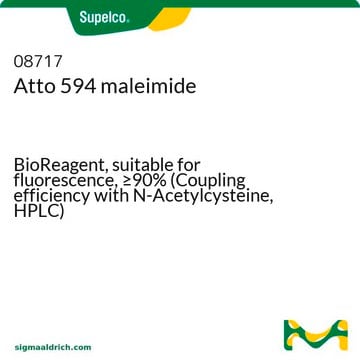 Atto 594 maleimide BioReagent, suitable for fluorescence, &#8805;90% (Coupling efficiency with N-Acetylcysteine, HPLC)