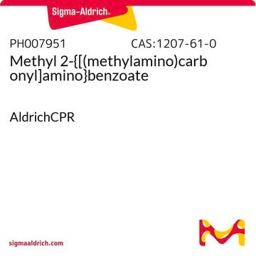 Methyl 2-{[(methylamino)carbonyl]amino}benzoate AldrichCPR