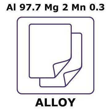 Aluminum alloy 5251 foil, Al 97.7%/Mg 2%/Mn 0.3%, thickness 1.5&#160;mm, size 150 × 150&#160;mm