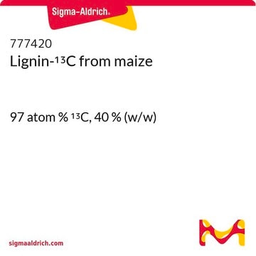 Lignin-13C from maize 97 atom % 13C, 40&#160;% (w/w)