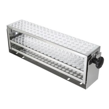 Test Tube Rack, for Eppendorf&#174; New Brunswick&#8482; Innova&#174; and Eppendorf&#174; Excella&#174; Shakers size large, holds 80 tubes