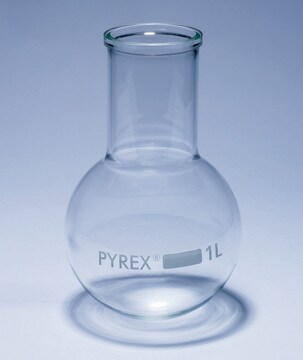 Pyrex&#174; Boiling flask, round bottom, wide neck capacity 2,000&#160;mL